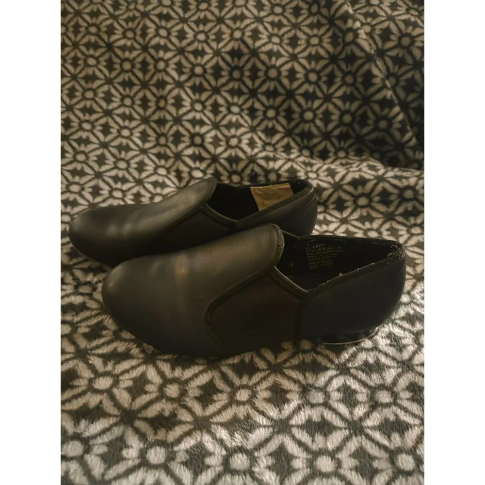 Girls Revolution Dancewear Black Tap Shoes‎ One Size